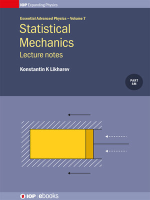 cover image of Statistical Mechanics: Lecture notes